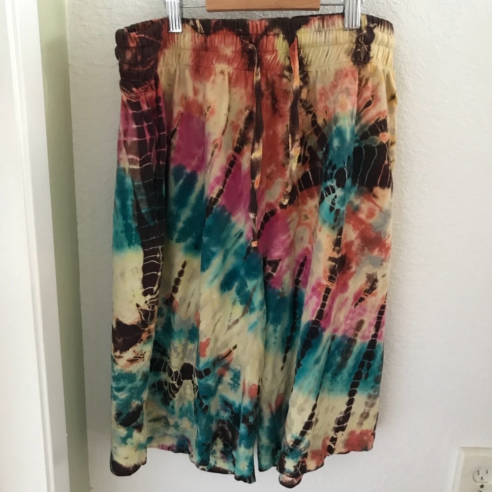 Tie dye shorts